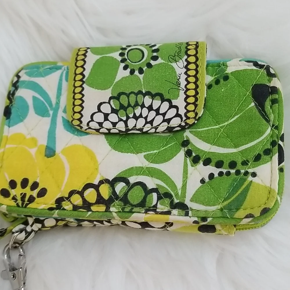 Vera Bradley Lime is up Up Wristlet
